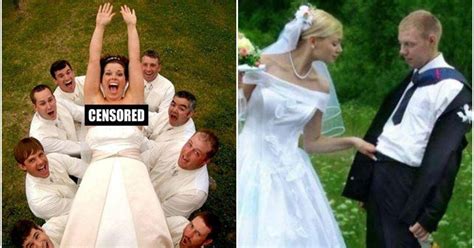 dirty wife pictures|20 Wedding Photos That Are Straight Up Trashy .